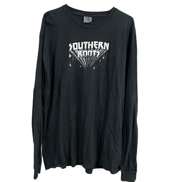 Southern Roots Galaxy Space Black Comfort Colors Long Sleeve T-Shirt XL - Picture 1 of 2